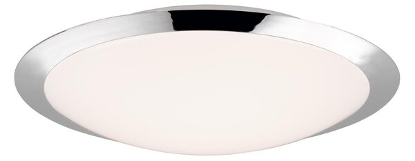 Plafoniera da Interno a LED in Plastica Cromo