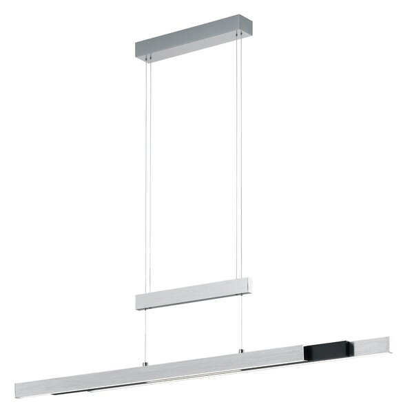 Lampada a Sospensione da Interno a LED in Metallo Alluminio Spazzolato