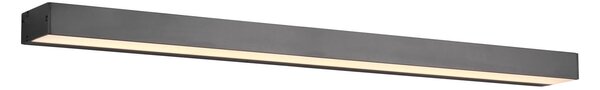 Applique da Interno a LED in Alluminio Nero Opaco