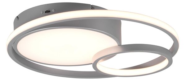 Plafoniera da Interno a LED in Metallo Titanio