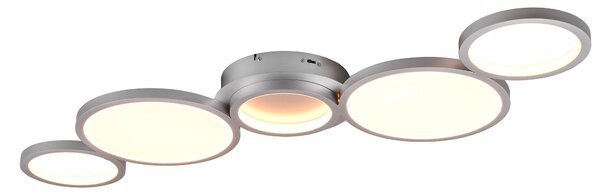 Plafoniera da Interno a LED in Metallo Titanio