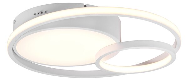 Plafoniera da Interno a LED in Metallo Bianco Opaco