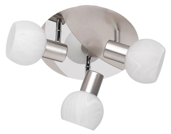 Faretto da Interno E14 in Metallo Nickel Opaco