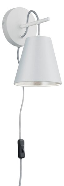 Applique da Esterno E14 in Metallo Bianco Opaco