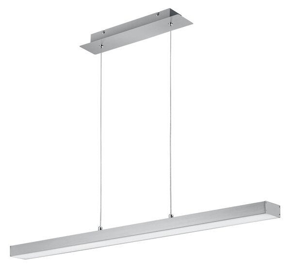 Lampada a Sospensione da Interno a LED in Alluminio Nickel Opaco