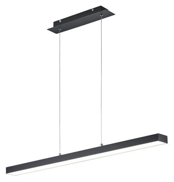 Lampada a Sospensione da Interno a LED in Alluminio Nero Opaco