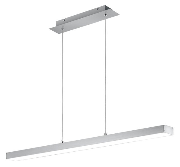 Lampada a Sospensione da Interno a LED in Alluminio Nickel Opaco