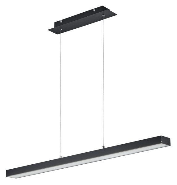 Lampada a Sospensione da Interno a LED in Alluminio Nero Opaco