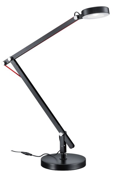 Lampada tavolo da Interno a LED in Metallo Nero
