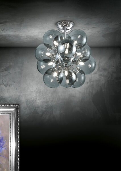 Lampada a Sospensione da Interno G9 in Metallo Cromo