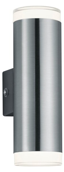 Applique da Esterno a LED in Metallo Nickel Opaco
