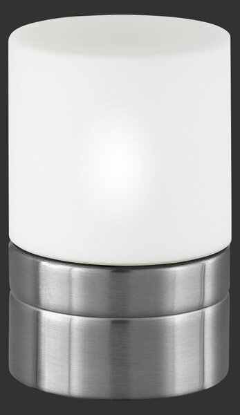 Lampada tavolo da Interno E14 in Metallo Nickel Opaco
