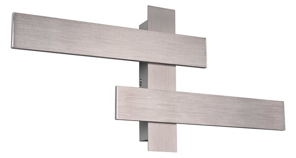Applique da Interno a LED in Metallo Nickel Opaco
