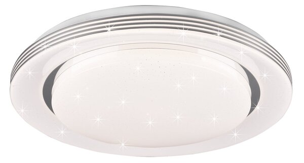 Plafoniera da Interno a LED in Plastica Bianco