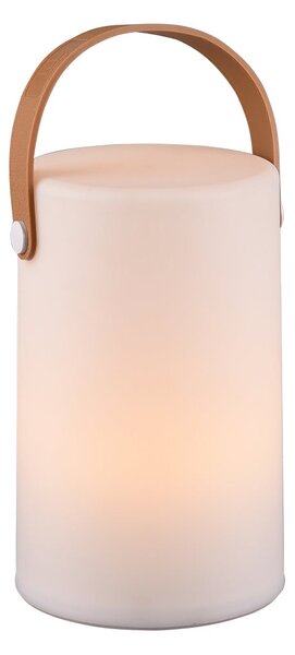 Lampada tavolo da Esterno a LED in Plastica Bianco