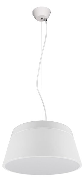 Lampada a Sospensione da Interno E27 in Metallo Bianco Opaco