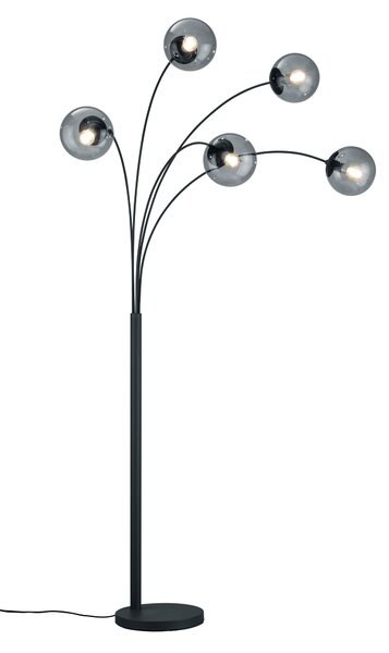 Piantana da Interno a LED in Metallo Antracite