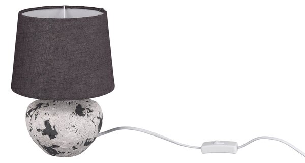 Lampada tavolo da Interno a LED in Ceramica Grigio