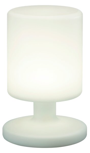 Lampada tavolo da Esterno a LED in Plastica Bianco