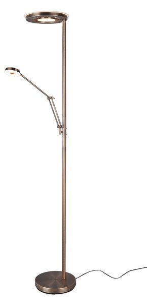 Piantana da Interno a LED in Metallo Ottone
