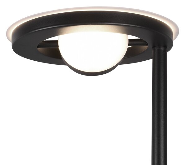 Lampada a Sospensione da Interno a LED in Metallo Nero Opaco