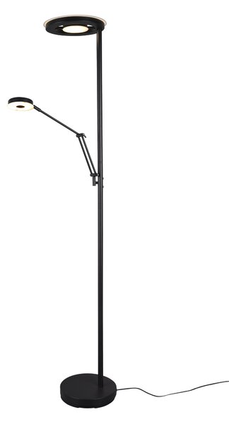 Lampada a Sospensione da Interno a LED in Metallo Nero Opaco