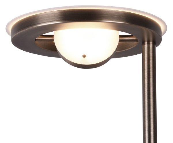 Piantana da Interno a LED in Metallo Ottone