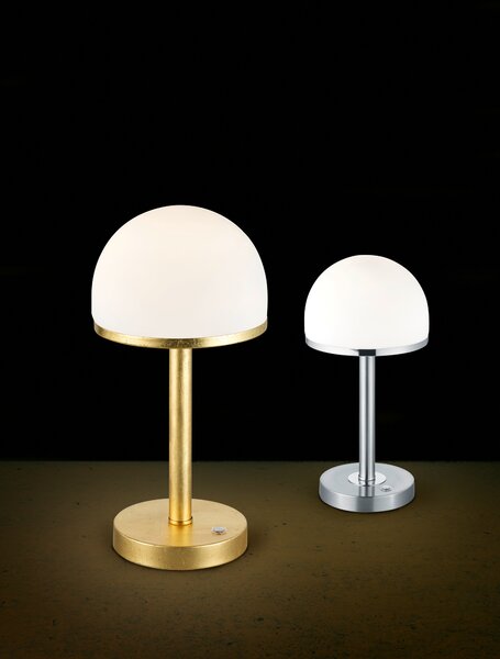 Lampada tavolo da Interno a LED in Metallo Oro