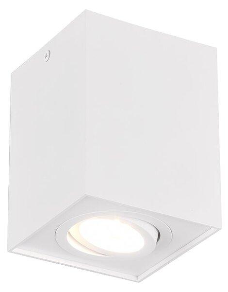 Plafoniera da Interno GU10 in Metallo Bianco Opaco
