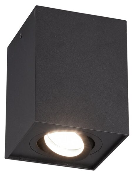 Plafoniera da Interno GU10 in Metallo Nero Opaco