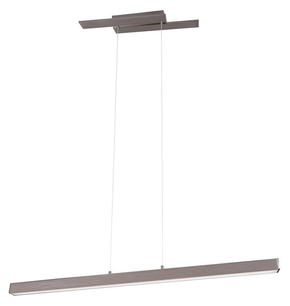 Lampada a Sospensione da Interno a LED in Metallo Nickel Opaco
