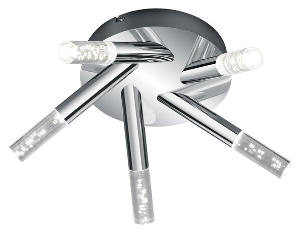 Plafoniera da Interno a LED in Metallo Cromo