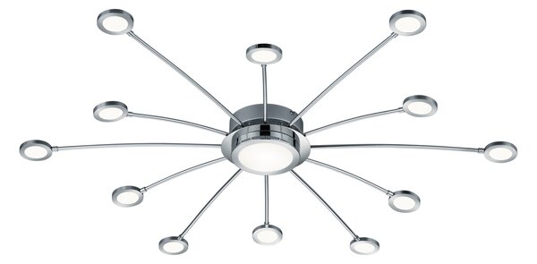Plafoniera da Interno a LED in Metallo Cromo