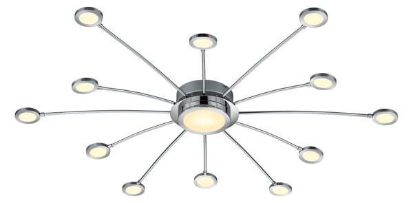 Plafoniera da Interno a LED in Metallo Cromo