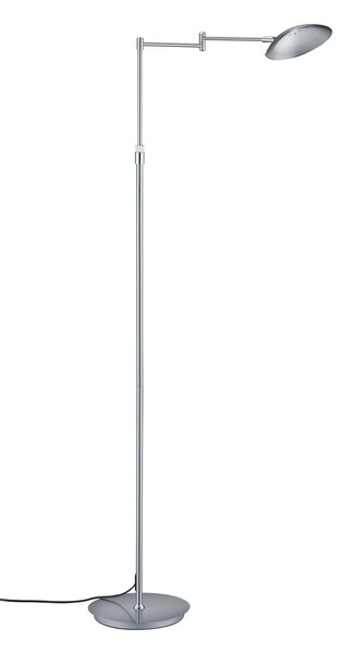 Piantana da Interno a LED in Metallo Nickel Opaco