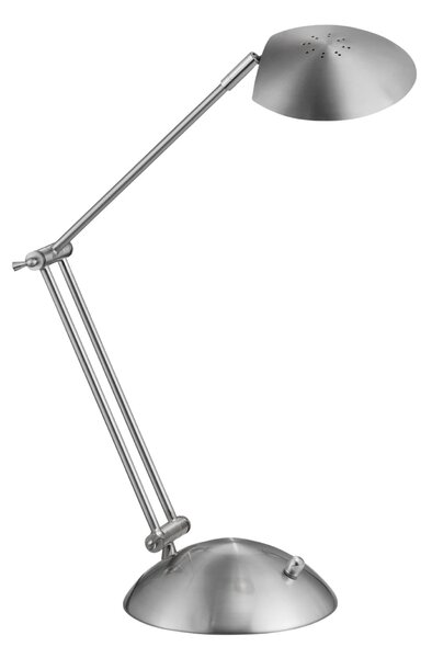 Lampada tavolo da Interno a LED in Metallo Nickel Opaco