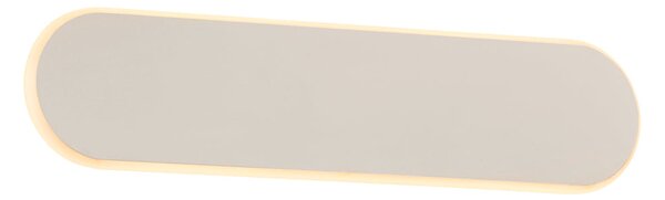 Applique da Interno a LED in Metallo Bianco Opaco