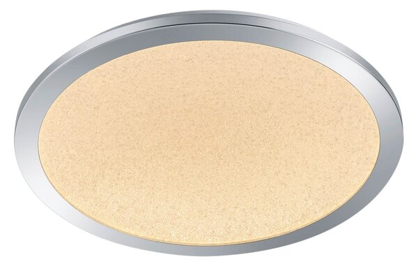 Plafoniera da Interno a LED in Plastica Cromo