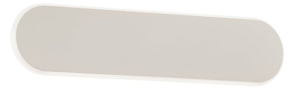Applique da Interno a LED in Metallo Bianco Opaco