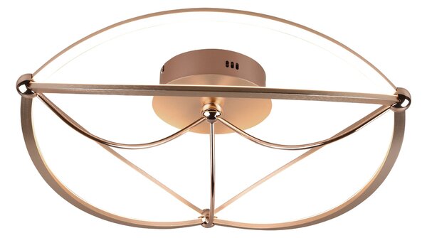 Plafoniera da Interno a LED in Metallo Ottone Opaco