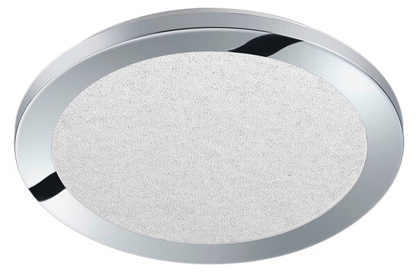 Plafoniera da Interno a LED in Plastica Cromo