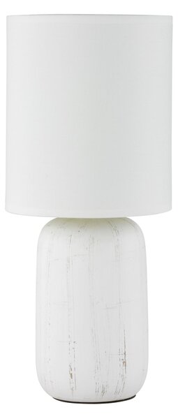 Lampada tavolo da Interno E14 in Ceramica Bianco