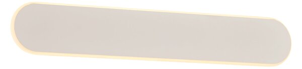 Applique da Interno a LED in Metallo Bianco Opaco