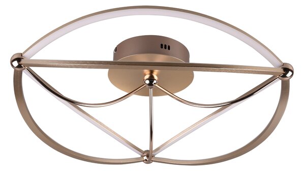 Plafoniera da Interno a LED in Metallo Ottone Opaco