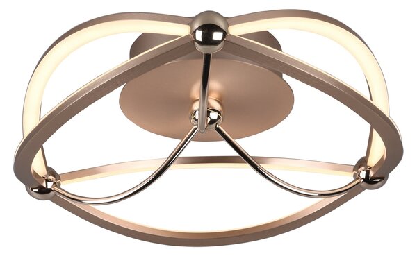 Plafoniera da Interno a LED in Metallo Ottone Opaco