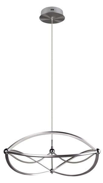 Lampada a Sospensione da Interno a LED in Metallo Nickel Opaco