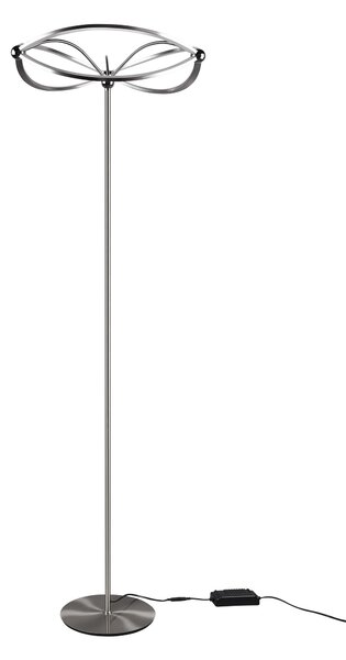 Piantana da Interno a LED in Metallo Nickel Opaco