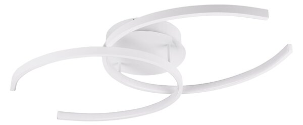 Plafoniera da Interno a LED in Metallo Bianco Opaco