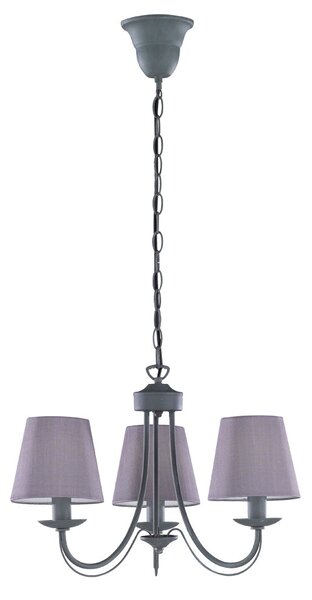 Lampadario da Interno E14 in Metallo Calcestruzzo
