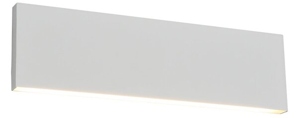 Applique da Interno a LED in Metallo Bianco Opaco
